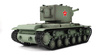 Czołg Zdalnie Sterowany Russian KV-2 1:16 RTR 2,4Ghz Model RC | 3949-1B HENG LONG
