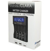 Ładowarka Clara 4x AA, AAA, Li-Ion, Li-Fe, Li-HV, Ni-MH, Ni-Cd, 9V | REDOX
