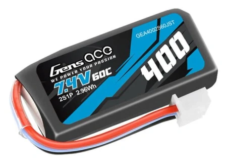 Akumulator LiPo 400mAh 7,4V 60C 2S1P JST | GEA4002S60JST GENS ACE