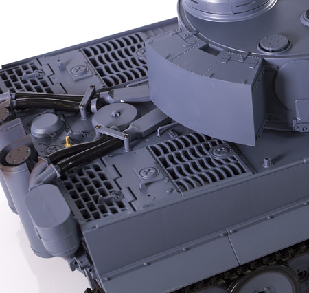 Czołg German Tiger I 1:16 SZARY V7 | 3818-1B-2,4GHz - HENG LONG