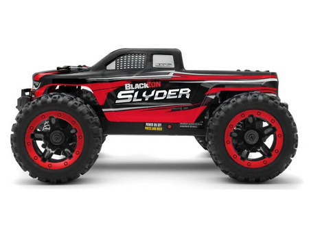BlackZon Slyder MT 1/16 4WD RTR + LED (czerwony) | 540098