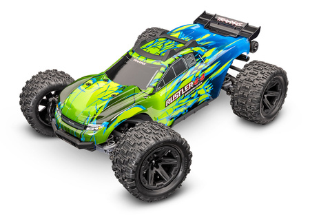Traxxas Rustler 4X4 Brushless Bezszczotkowy 1:10 2,4GHz Czerwony Samochód Zdalnie Sterowany Model RC | 67464-4