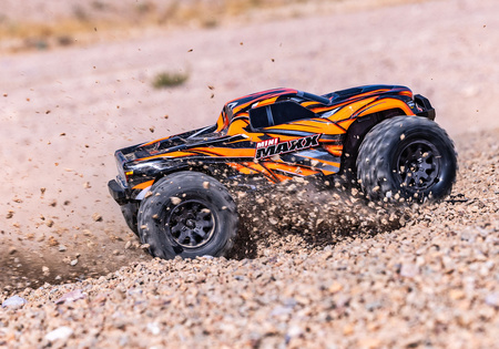 Traxxas Mini Maxx BL-2S 4WD 1/12 Pomarańczowy | 107154-1-ORNG