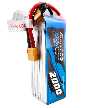 Akumulator LiPo 2000mAh 22,8V 60C 6S1P XT60 High Voltage | GEA20006S60X6 GENS ACE