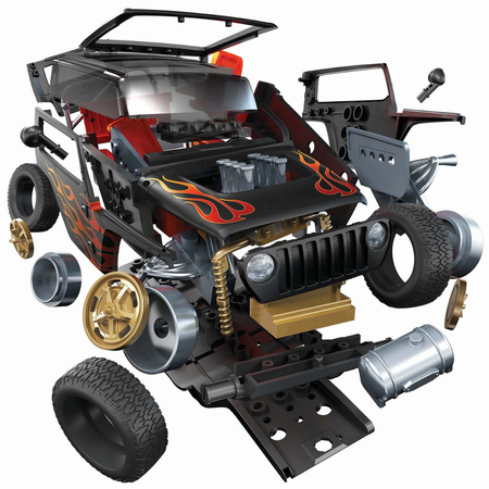 QUICKBUILD Jeep Quicksand Concept Samochód z Klocków | J6038 AIRFIX