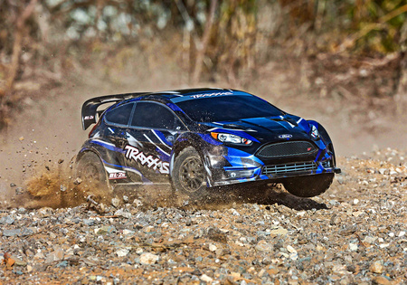 TRAXXAS Ford Fiesta ST Rally BL-2S 4WD 1/10 (Niebieski) | 74154-4BLUE