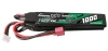Gens ace 25C 1000mAh 3S1P 11.1V Nunchuck 3X Airsoft Gun Lipo Battery with T Plug