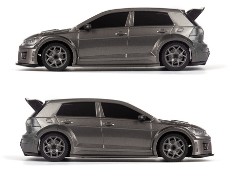 BlackZon Myte Racer 1:43 4WD 2,4GHz Szary Mini Samochód Zdalnie Sterowany Model RC | 548101