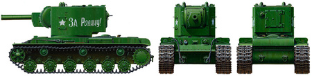 Russian Heavy Tank KV-2 Gigant 1:48 | Tamiya 32538