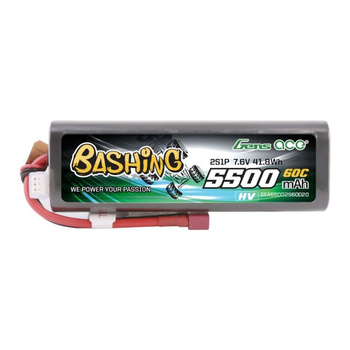 Pakiet LiPo-HV 5500mAh 2S 7,6V 60C, Dean-T (okrągły) | GENS ACE Bashing