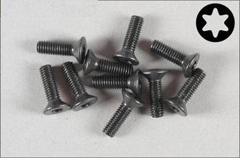 Śruby M3x10mm 10szt. (stożkowa główka, torx) - FG 6918/10