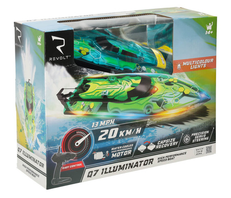 Motorówka zdalnie sterowana Q7 Illuminator (350mm) | KX3662 REVOLT