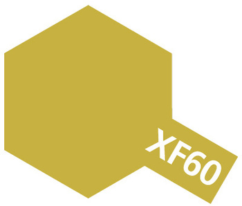 Farba akrylowa - XF-60 DARK YELLOW - 81760 Tamiya