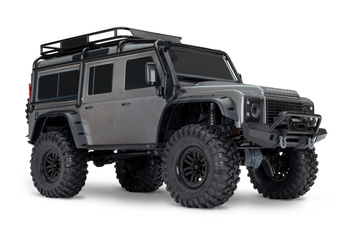 Traxxas TRX-4 Land Rover Defender 1:10 Srebrny Samochód Zdalnie Sterowany Model RC | 82256-4-SLVR