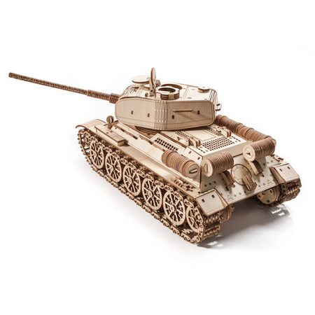 Little Story Drewniane Puzzle Model 3D Czołg T-34-85 World of Tanks 37x14,2x12cm | WOT02