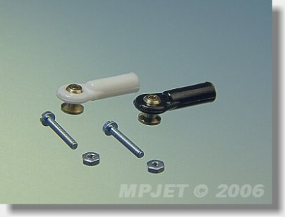 Snap kulowy typu V1, średnica 4mm, krótki, M2/1,6 (6szt.) | 2403 Mp Jet