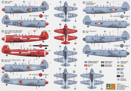 Yak-11 / C-11 "Moose" 1:72 | 92229 RS MODELS