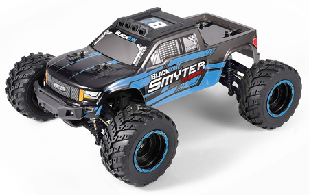 BlackZon Smyter MT Turbo Monster Truck 1/12 4WD Samochód Zdalnie Sterowany Model RC Niebieski | 540252 HPI RACING
