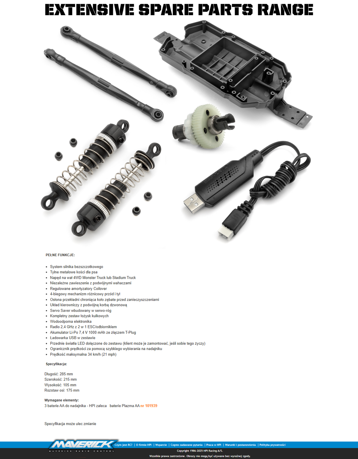 BlackZon Slyder ST Turbo 1/16 4WD 2S Brushless Stadium Truck Zielony | 540214 HPI pol_pl_BlackZon-Slyder-ST-Turbo-1-16-4WD-2S-Brushless-Stadium-Truck-Zielony-540214-HPI-1016330_12