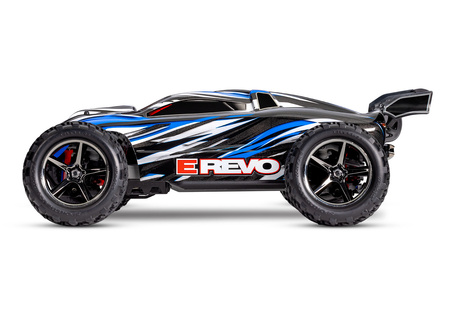 TRAXXAS E-REVO 1/16 Niebieski | 71054-8-BLUE