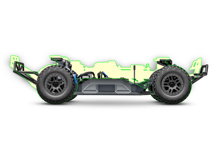 Traxxas Slash 4X4 Brushless Bezszczotkowy 1:10 2,4GHz Czarny Samochód Zdalnie Sterowany Model RC | 68454-4