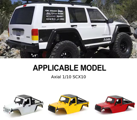 Karoseria Pickup Crawler Hard Body Twarda 1/10 Czarna | KAR000370