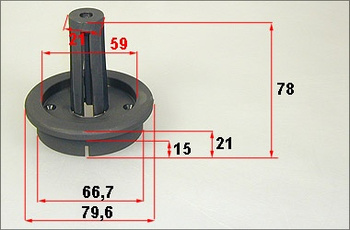 Szkielet filtra powietrza 1:5 - FG 6464/01