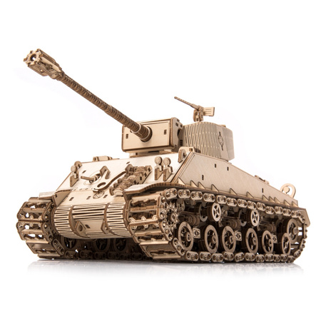 Little Story Drewniane Puzzle Model 3D Czołg M4A3E8 Sherman World of Tanks 34,4x14,2x15,5cm | WOT01