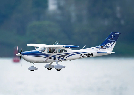 Samolot FMS Cessna 182 1500mm PNP ARF Model RC Zdalnie Sterowany Niebieski | FMS148PBU
