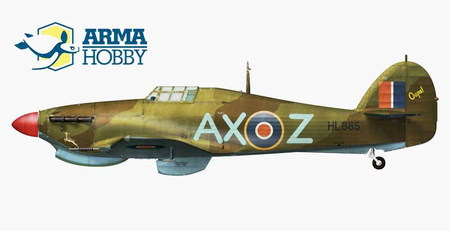 Hurricane Mk IIc Trop Model Kit | Arma Hobby 70037