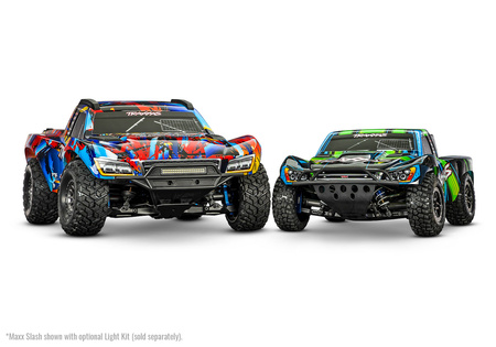 Traxxas Maxx Slash 6S 4X4 1:8 Niebieski Samochód Zdalnie Sterowany Model RC | 102076-4-BLUE