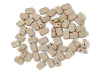 Bloki pojedyncze drewniane (50szt.) | BF0697 BILLING BOATS