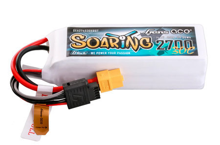 Pakiet LiPo 2700mAh 14,8V 4S1P 30C XT60 (Soaring) | GEA274S30X6GT GENS ACE