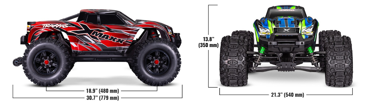 Traxxas X-Maxx 8S 4X4 1:5 Czerwony Samochód Zdalnie Sterowany Model RC | 77096-4-RED pol_pl_Traxxas-X-Maxx-8S-4X4-1-5-Czerwony-Samochod-Zdalnie-Sterowany-Model-RC-77096-4-RED-1017445_25