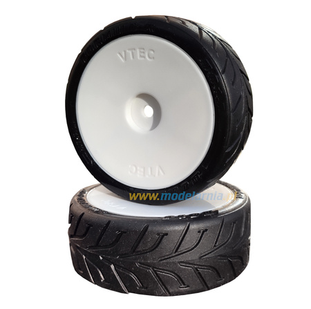 Koła 1:10 (2szt.) - VTEC RAIN Tire Dunlop D20 - 65055 LRP
