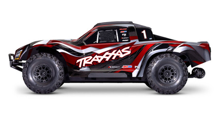 Traxxas Maxx Slash 6S 4X4 1:8 Czerwony Samochód Zdalnie Sterowany Model RC | 102076-4-RED