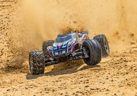 RUSTLER 4X4 VXL TSM 1/10 (czerwony) | 67376-4-RED TRAXXAS