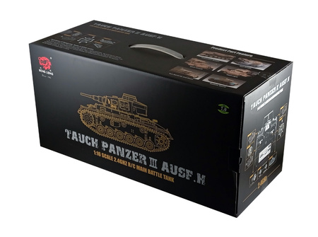 Czołg Zdalnie Sterowany German Tauch Panzer III Ausf.H 1:16 RTR 2,4Ghz Model RC | 3849-1U HENG LONG