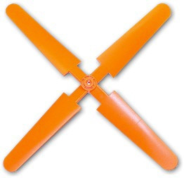 Śmigło 10x8 czterołopatowe -  GWS
