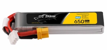 Tattu 2s 650mAh 95C 7.6V HV Lipo Battery with XT30 Long-Pack