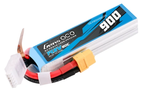 Akumulator LiPo 900mAh 14,8V 80C 4S1P XT60 | GEA9004S80X6 GENS ACE