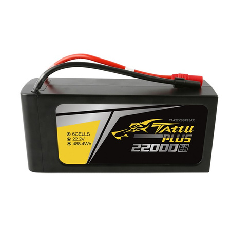 Tattu Plus 22000mAh 22,2V 25C 6S1P Lipo - GENS ACE & TATTU