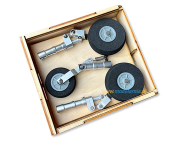 Podwozie kołowe chowane (do 1000g) | GR193.1 GRAUPNER