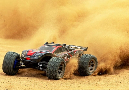 RUSTLER VXL 1:10 - bezszczotkowy BL-2s czerwony - 67164-4R TRAXXAS
