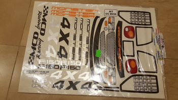 Naklejki do Mitsubishi EVO VII Tomi - 061-B-P-1 MCD Racing