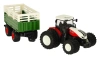 Traktor RC Zdalnie Sterowany Ciągnik Rolniczy z Przyczepą 1:24 2,4GHz Zabawka Farma