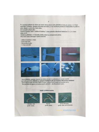 ACRO 3D KIT - model halowy z pianki EPP