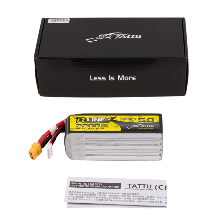 Akumulator LiPo 2200mAh 18,5V 150C 5S1P XT60U-F R-Line Version 5.0 | TAA22005S15X6 TATTU