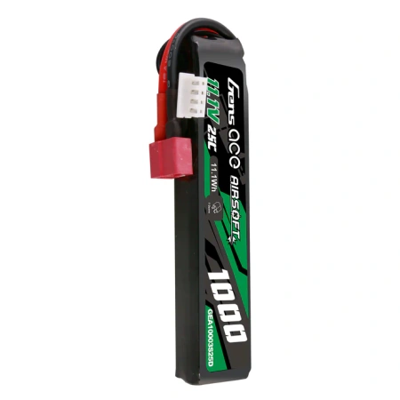 Akumulator LiPo 1000mAh 11,1V 25C 3S1P Airsoft Gun Dean-T | GEA10003S25D GENS ACE