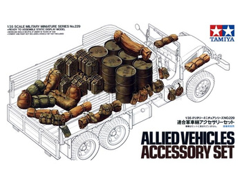 Allied Vehicles Accessory Set 1:35 | Tamiya 35229
